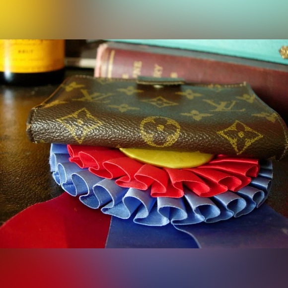 RARE Vintage LOUIS VUITTON Saks Fifth FC French Co Kisslock Coin Wallet Case LV - Picture 8 of 11